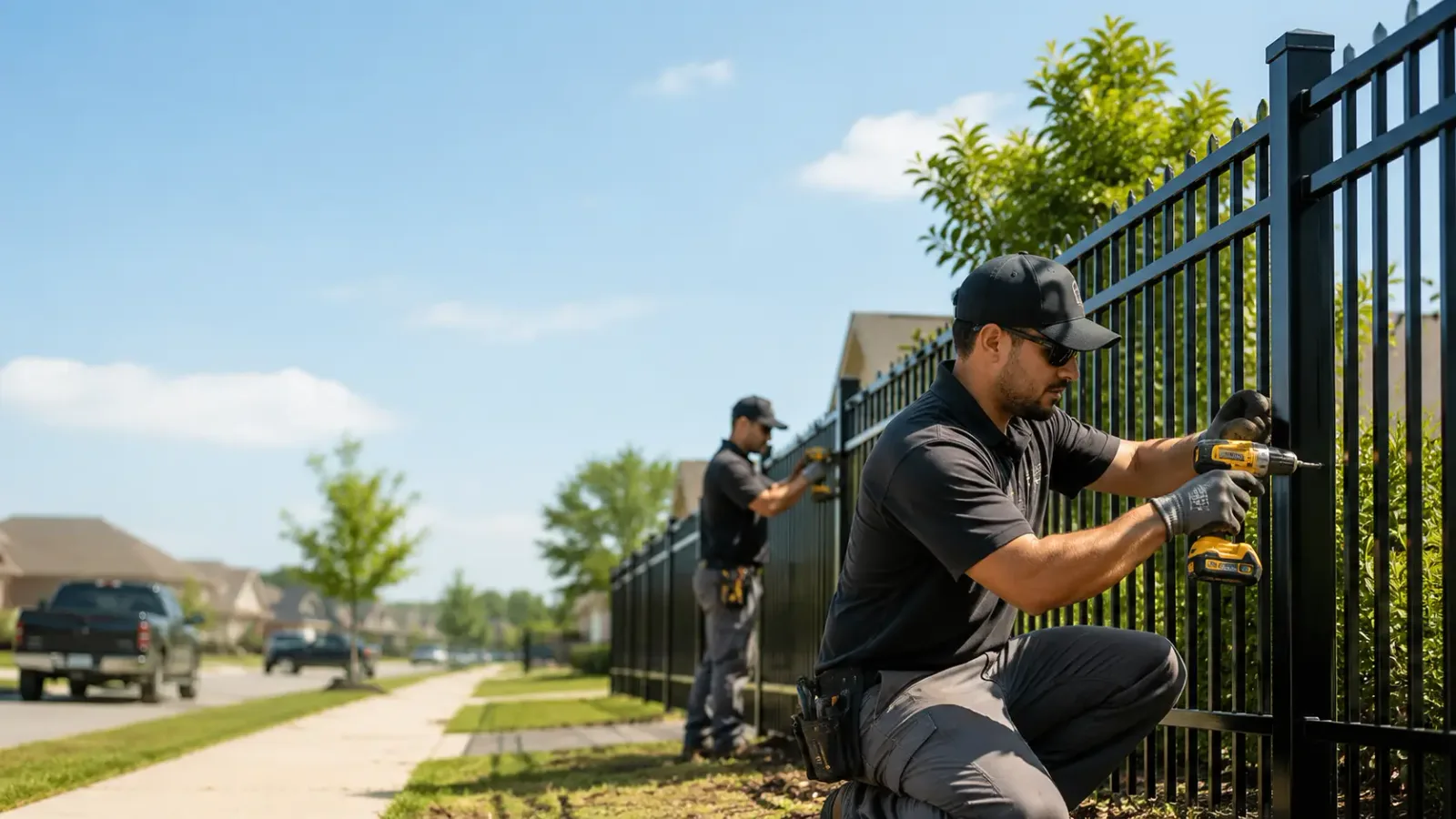 Metal Fence Installation in Fountain, MI